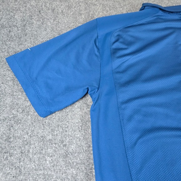 Nike Golf Dri-FIT Polo Shirt Royal Blue Short Sleeve Men's Medium - Picture 12 of 15